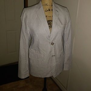 Seersucker blazer